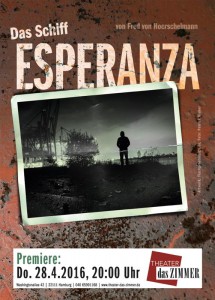 Plakat "Das Schiff Esperanza"